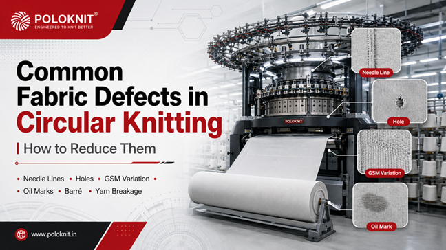 Common Fabric Defects in Circular Knitting Machines and How to Reduce Them
