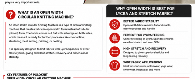 Open Width Machine Is Best for Lycra and Stretch Fabric