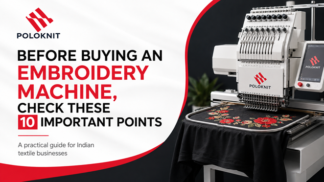 Check These 10 Important Points Before Buying an Embroidery Machine